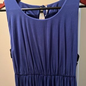 Free People Long Blue Dress